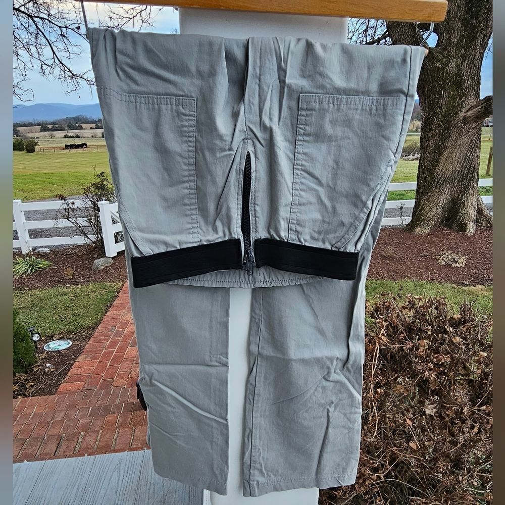 PICASSO Style Khaki workwear casual pant with elastic waistband pre loved unworn